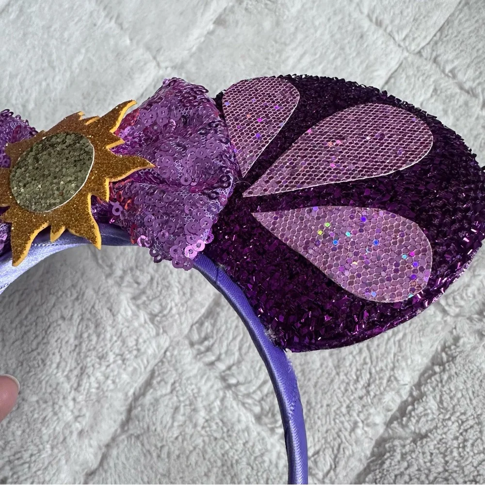 Handmade | Disney | Rapunzel Tangled Minnie Mouse Ear Headband